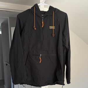 L.L. Bean Black Classic Anorak Jacket